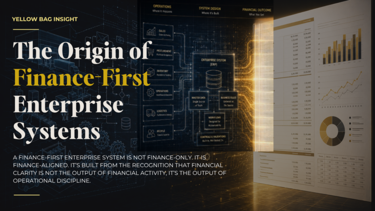 The Origin of Finance-First Enterprise Systems