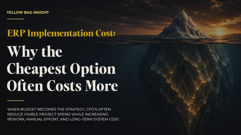 ERP Implementation Cost: Why the Cheapest Option Often Costs More